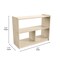 Flash Furniture Bright Beginnings Commercial Grade 3 Section Modular WoodenClassroom Open StorageUnit, Safe, Kid Friendly Design, Natural MK-KE23933-GG - alternate 8